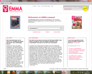 Startseite EMMA-Lesesaal