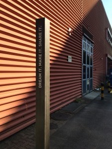 Das Motto des Fablab: Dream it. Make it. Share it.