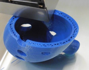 3D-Drucker in Aktion.