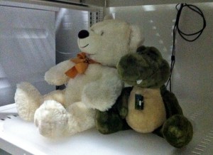 Auch Sensoren in Plüschtieren können Stürze erkennen und melden.