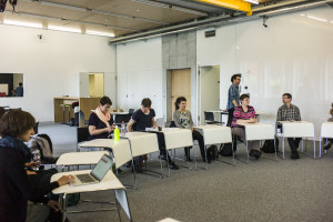 die Teilnehmenden der Schreibwerkstatt