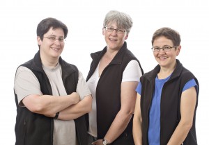 Nicole Rutschmann, Brigitte Brüderlin und Alexandra Rietmann